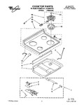 Diagram for 01 - Cooktop, Lit/optional