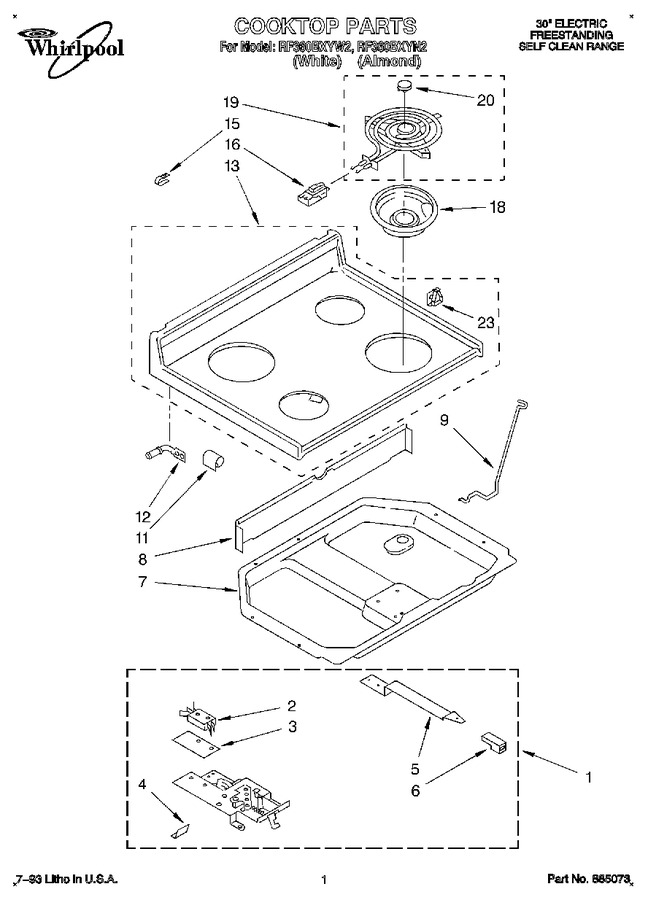 Diagram for RF360BXYW2