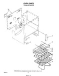 Diagram for 05 - Oven , Literature And Optional