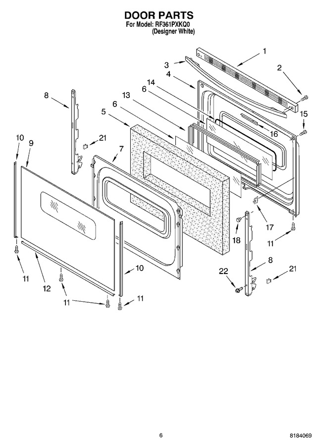 Diagram for RF361PXKQ0