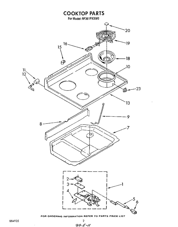 Diagram for RF361PXXW0