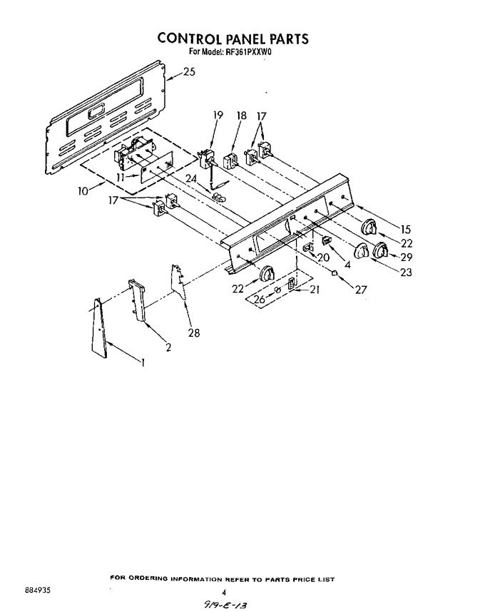 Diagram for RF361PXXW0
