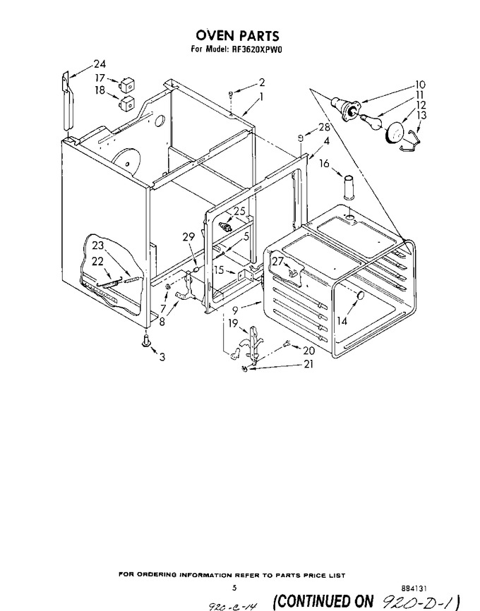 Diagram for RF3620XPW0