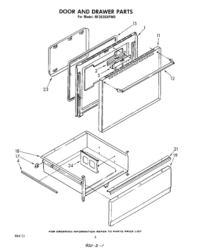 Diagram for RF3620XPW0