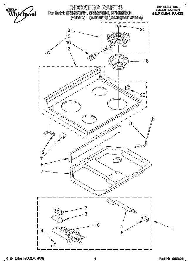 Diagram for RF362BXBW1