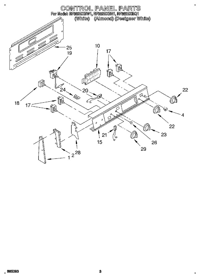 Diagram for RF362BXBW1