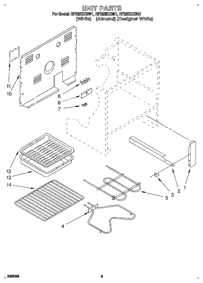 Diagram for RF362BXBW1