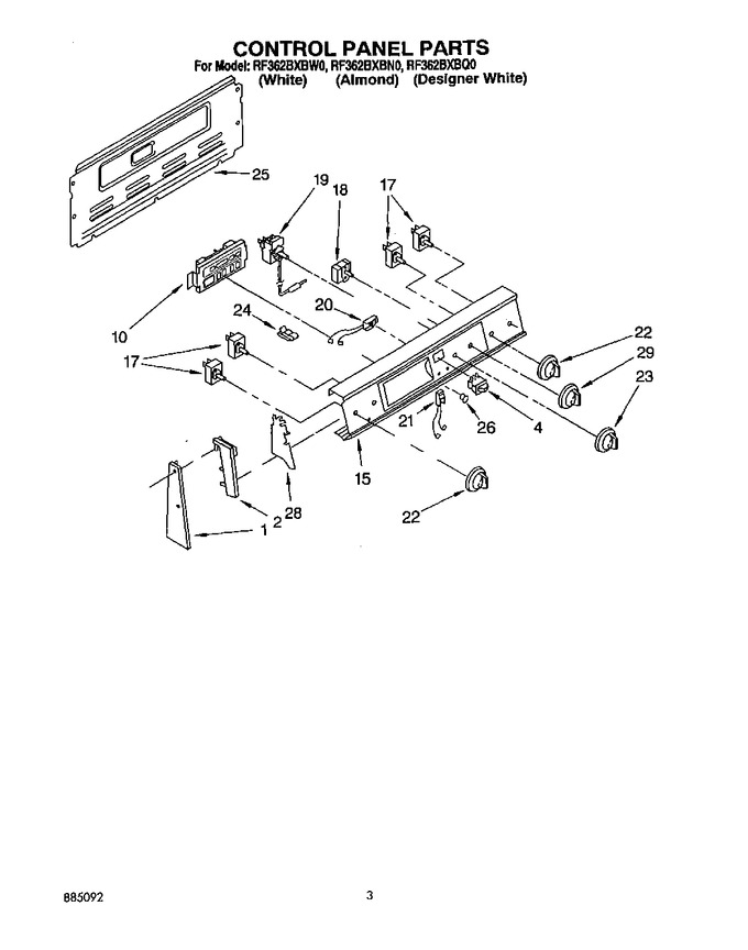 Diagram for RF362BXBW0