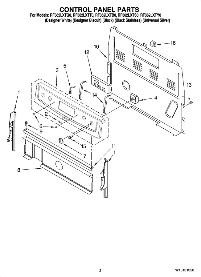 Diagram for RF362LXTB0