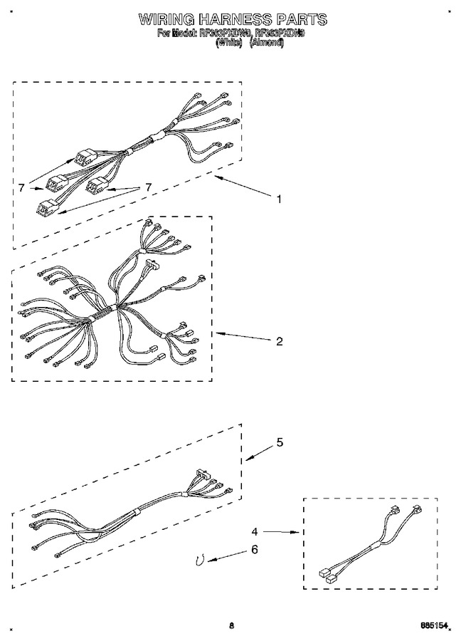 Diagram for RF363PXDN0