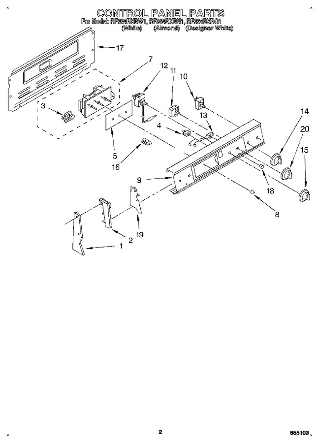 Diagram for RF364BXBN1