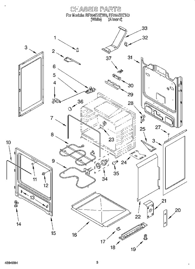 Diagram for RF364BXEW0