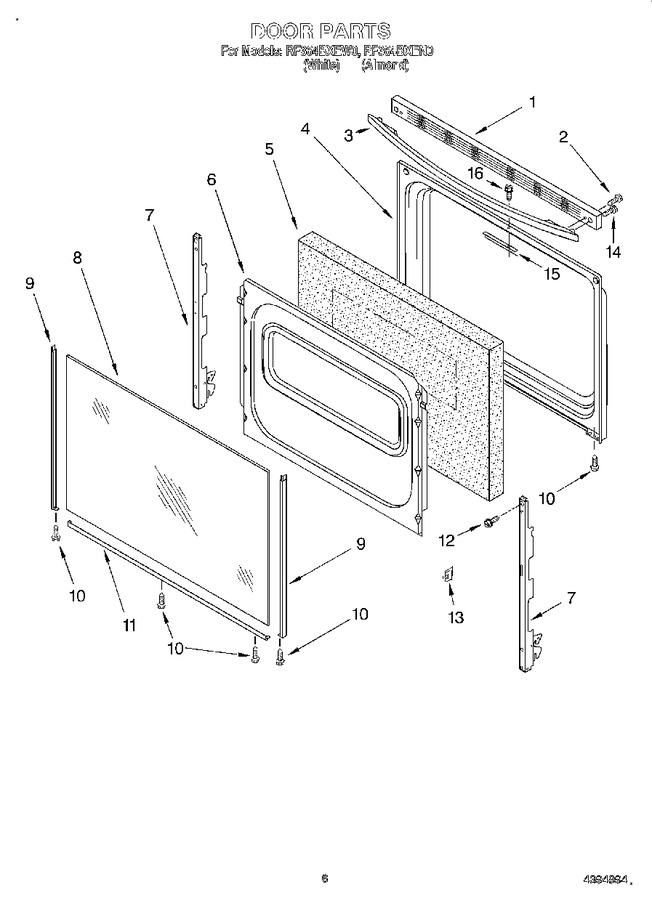 Diagram for RF364BXEW0