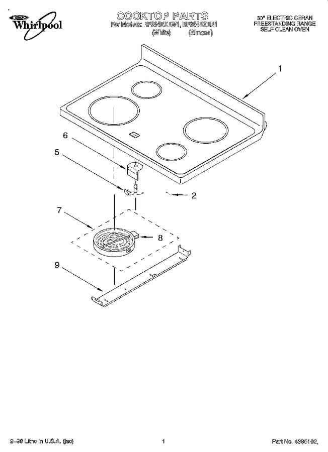 Diagram for RF364BXEW1