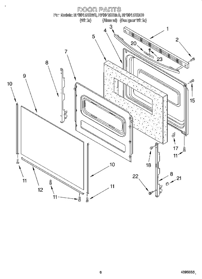 Diagram for RF364BXGW0