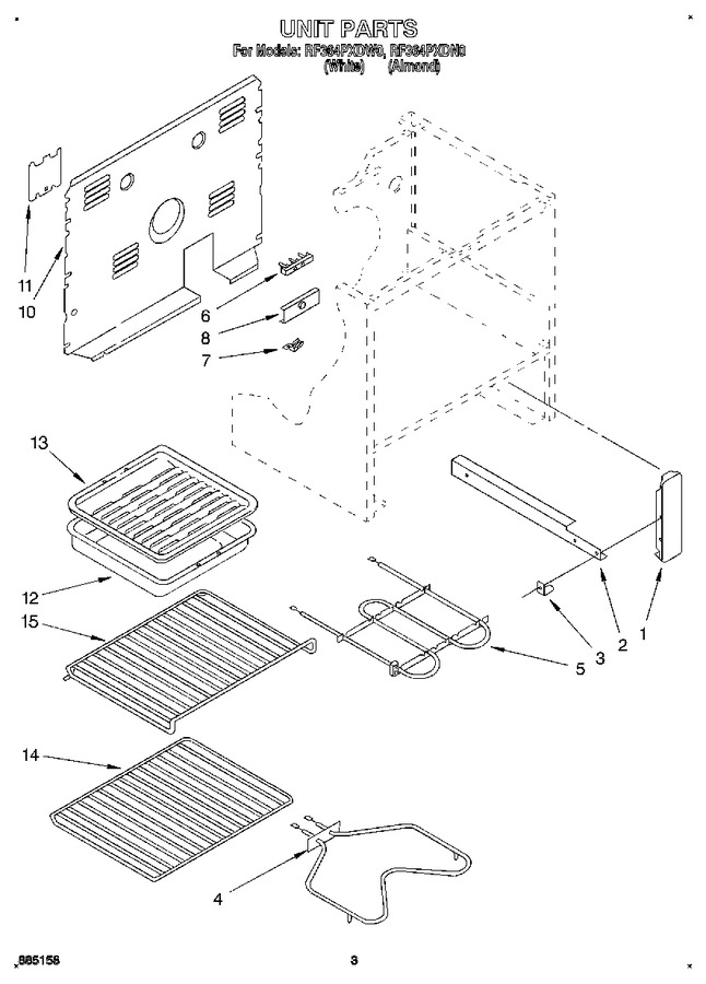 Diagram for RF364PXDW0