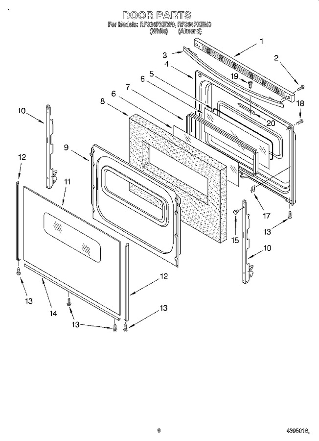 Diagram for RF364PXEW0