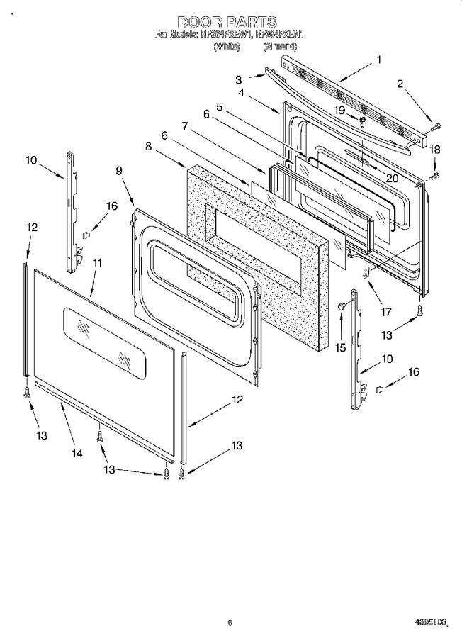 Diagram for RF364PXEW1