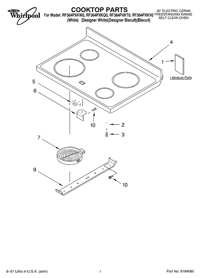 Diagram for RF364PXKV0