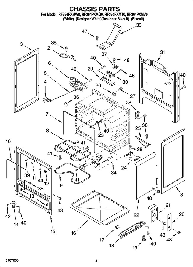 Diagram for RF364PXMV0