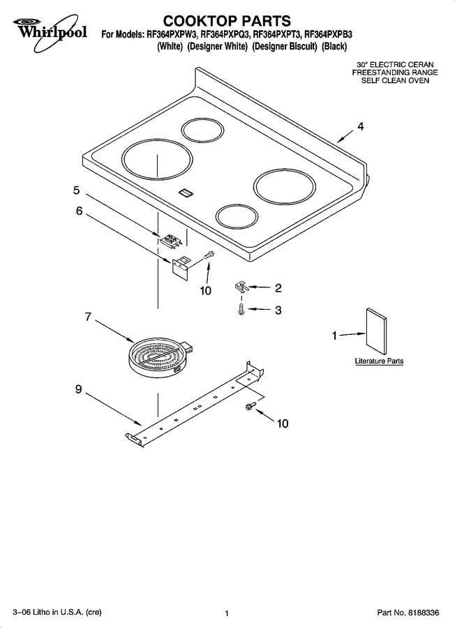 Diagram for RF364PXPW3