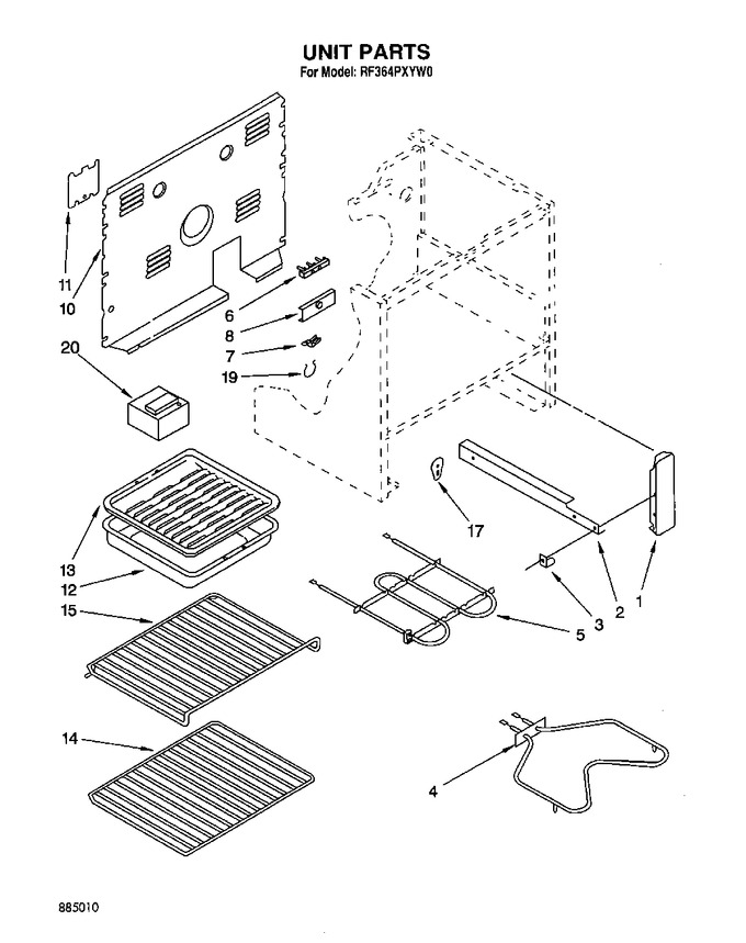 Diagram for RF364PXYN0