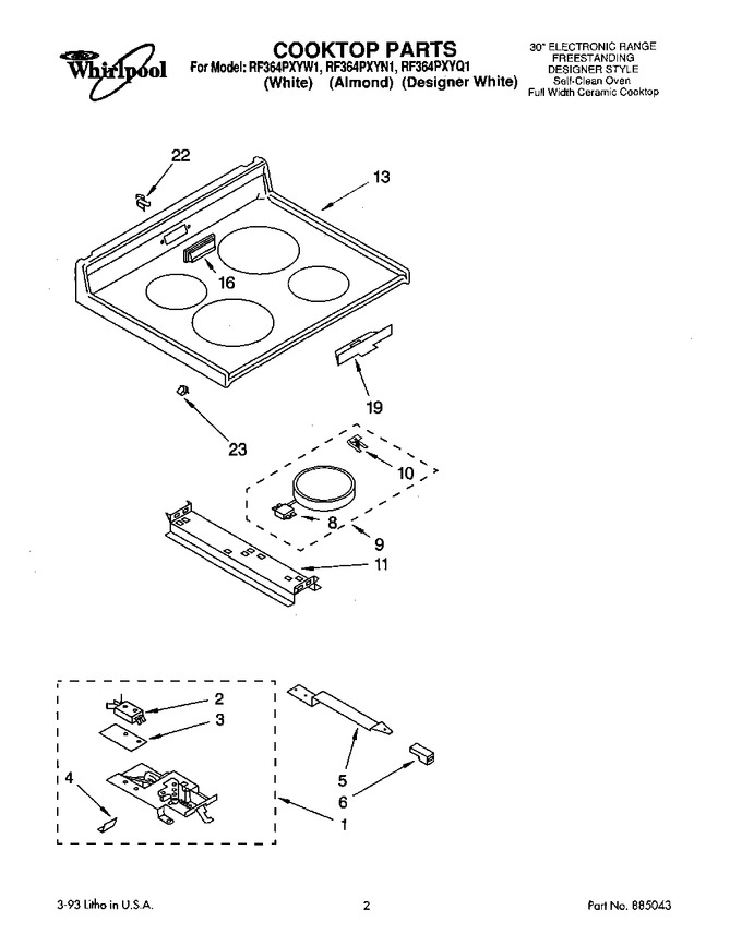 Diagram for RF364PXYN1
