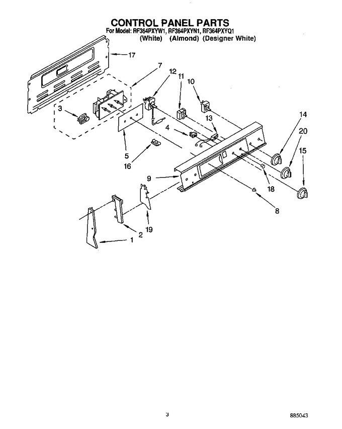 Diagram for RF364PXYN1