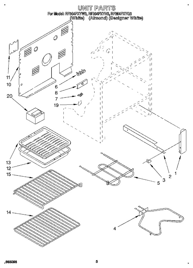 Diagram for RF364PXYQ3