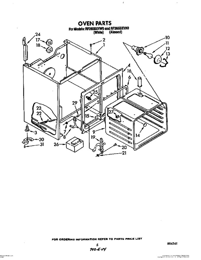 Diagram for RF365BXVN0