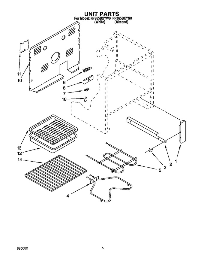 Diagram for RF365BXYW0