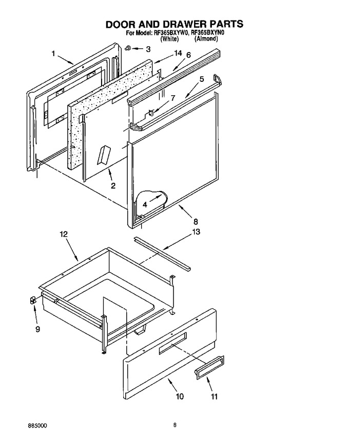 Diagram for RF365BXYN0