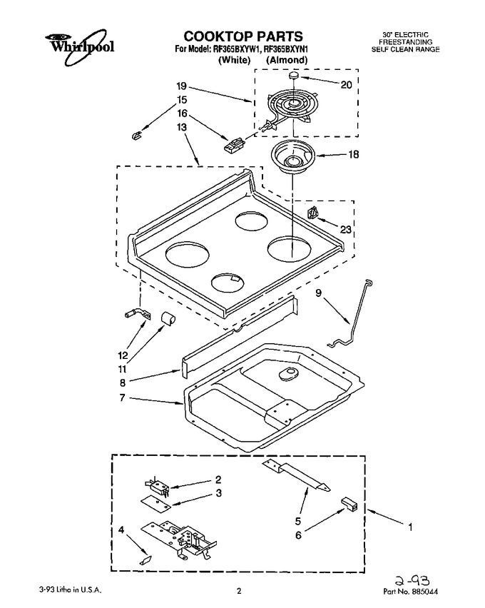 Diagram for RF365BXYN1