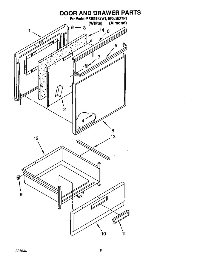 Diagram for RF365BXYN1