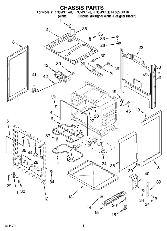 Diagram for RF365PXKQ0