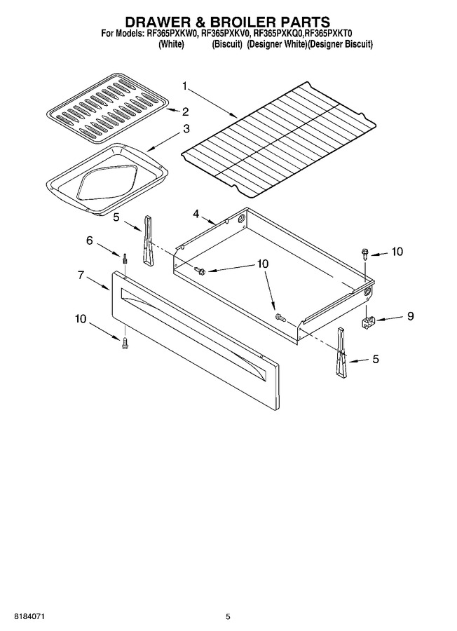 Diagram for RF365PXKQ0