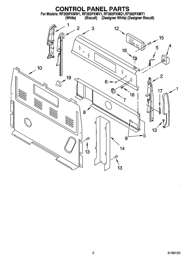 Diagram for RF365PXMW1