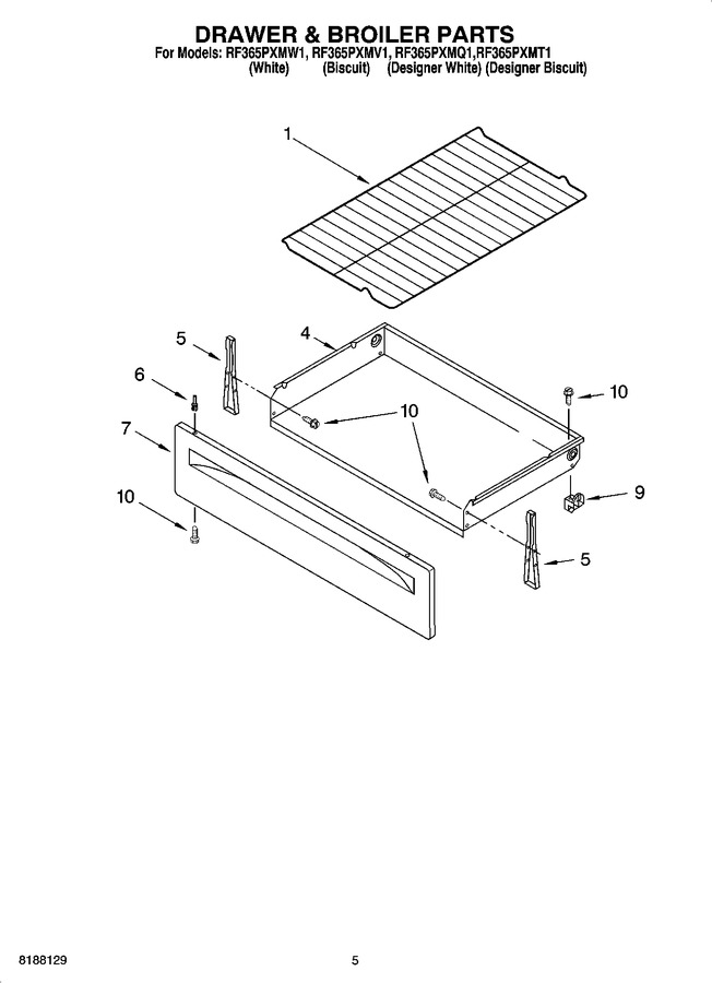 Diagram for RF365PXMW1