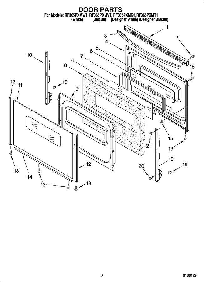 Diagram for RF365PXMW1