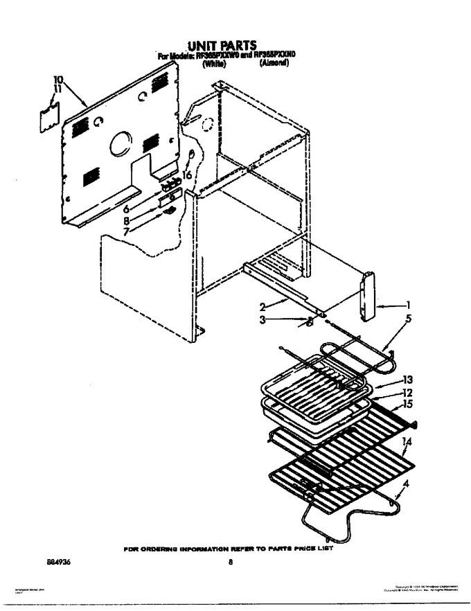 Diagram for RF365PXXN0