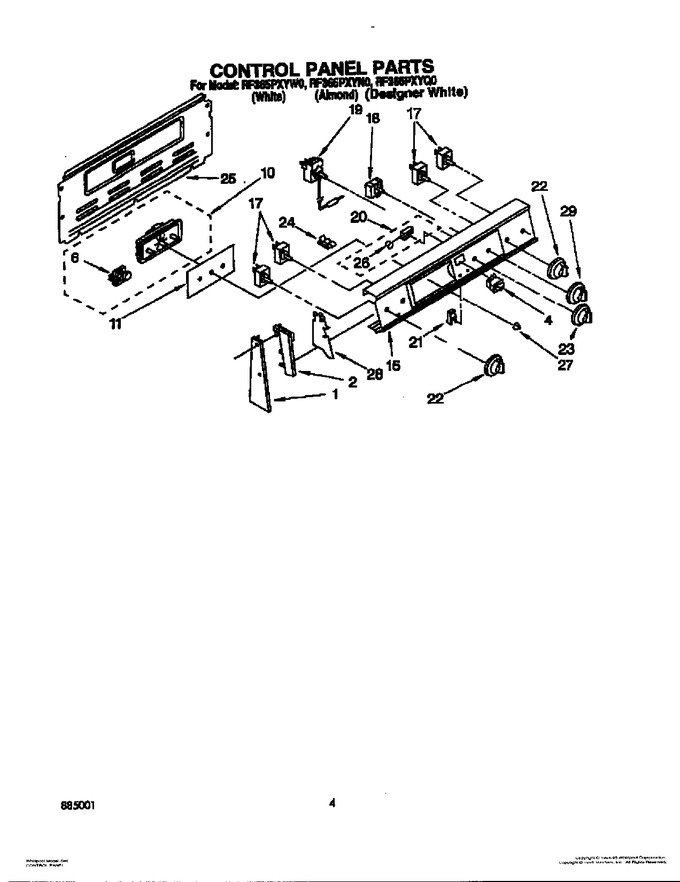 Diagram for RF365PXYN0