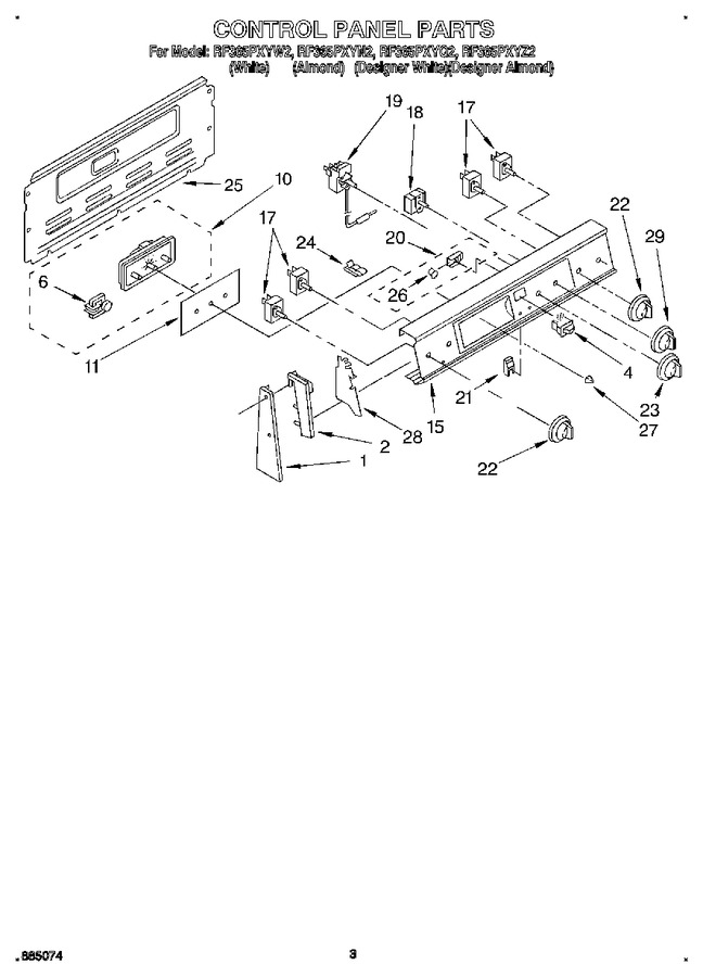 Diagram for RF365PXYW2