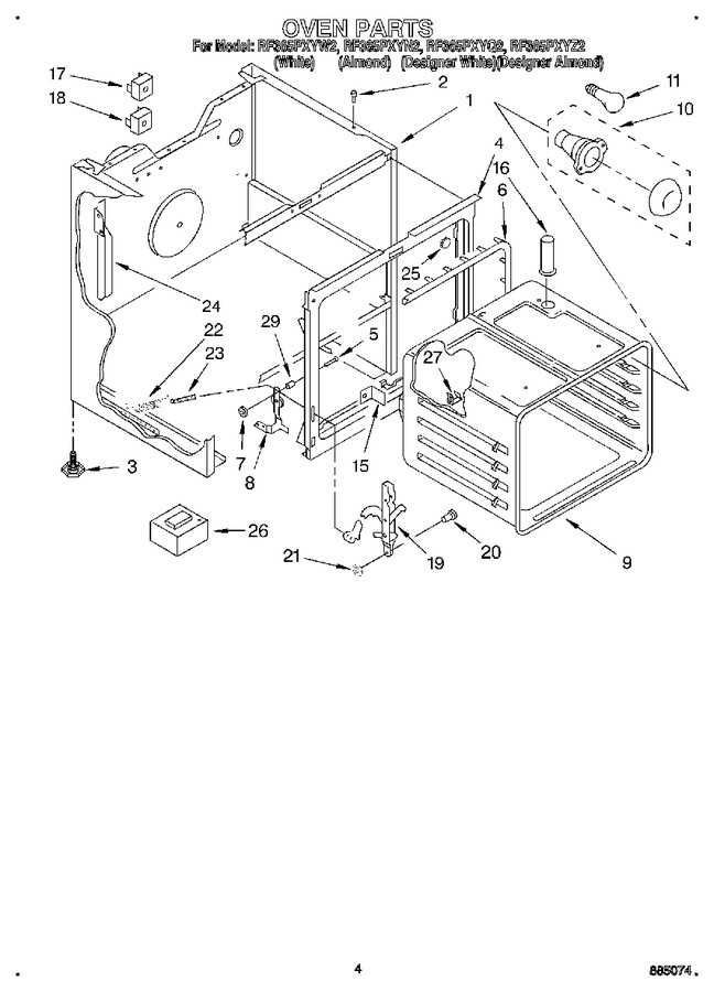Diagram for RF365PXYW2