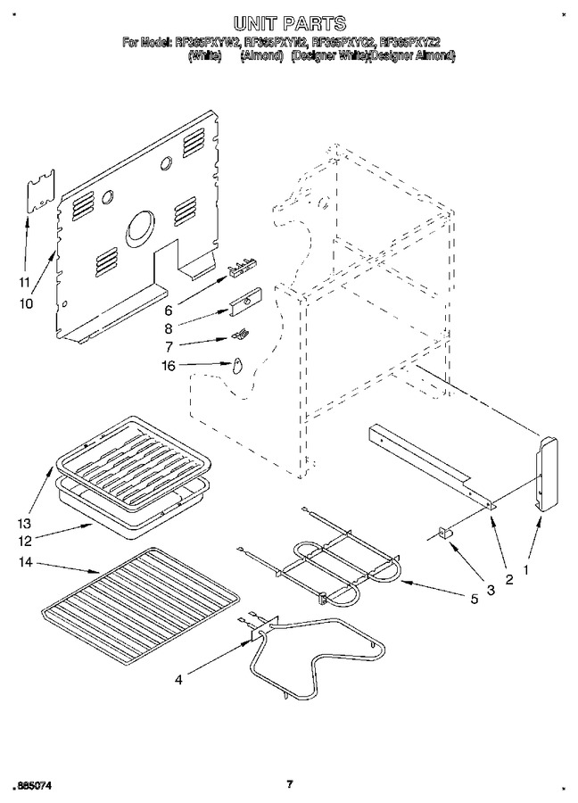 Diagram for RF365PXYZ2