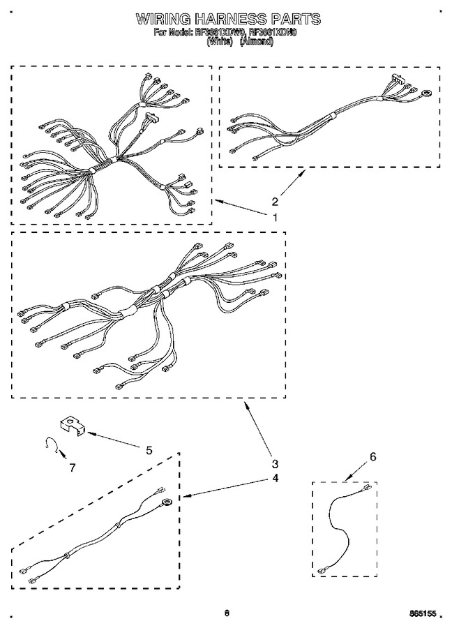 Diagram for RF3661XDW0