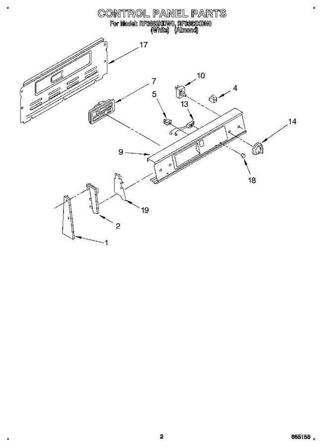 Diagram for RF3663XDW0