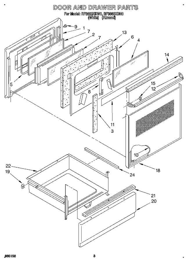Diagram for RF3663XDN0