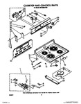 Diagram for 02 - Cooktop And Control, Lit/optional