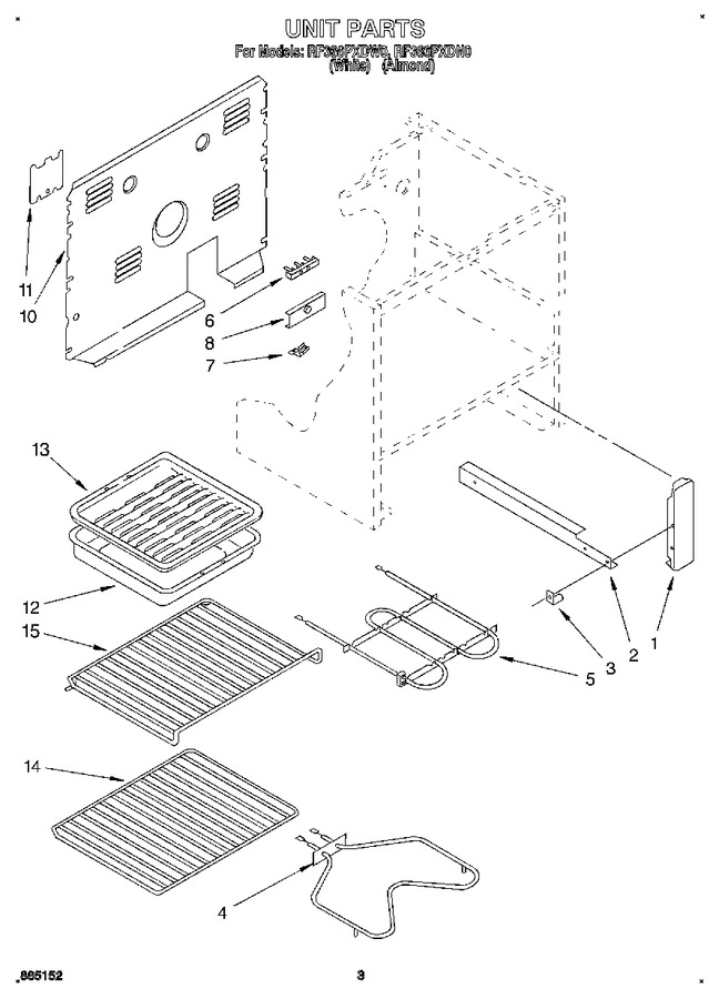 Diagram for RF366PXDW0