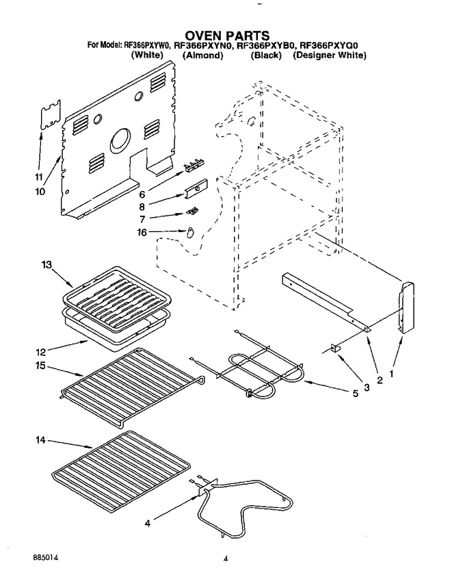 Diagram for RF366PXYN0